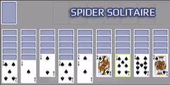 play Online Spider Solitaire by Aidan Bell