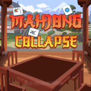 spielen Mahjong Tile Collapse Puzzle