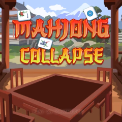 遊ぶ Mahjong Tile Collapse Puzzle