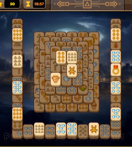 Pyramid Mahjong Matching Puzzleのゲームプレイ画像 3