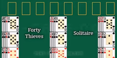 jogar Forty-Thieves Solitaire