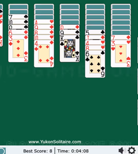 Изображения геймплея Yukon Solitaire 2