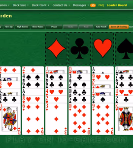 Images de jeu FLOWER GARDEN SOLITAIRE BY GREEN FELT 2