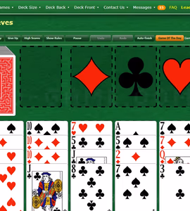 FORTY-THIEVES SOLITAIRE GREENFELT游戏图片 1