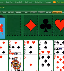 FORTY-THIEVES SOLITAIRE GREENFELT游戏图片 3