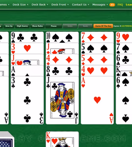 GOLF SOLITAIRE BY GREEN FELT गेमप्ले इमेजेज 2