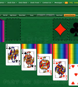 Gambar Gameplay KLONDIKE SOLITAIRE BY GREENFELT 1