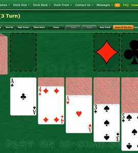Immagini di gameplay Klondike Solitaire Three Turn by GreenFelt 1