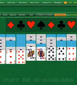 Imágenes del juego SPIDER SOLITAIRE BY GREENFELT 1
