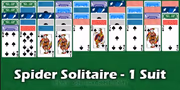 玩 Spider Solitaire One Suit