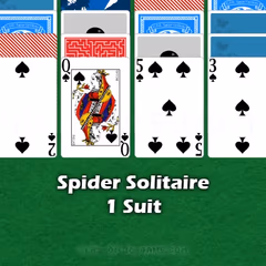 遊ぶ Spider Solitaire One Suit