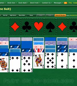 Spider Solitaire One Suit游戏图片 1