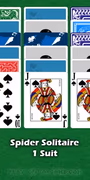 遊ぶ Spider Solitaire One Suit