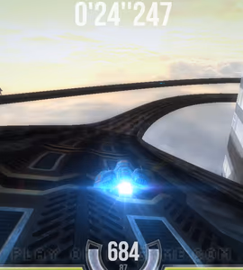 Gambar Gameplay 3D RACE HEXGL 3