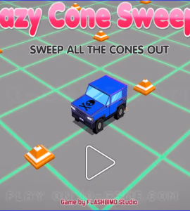 Crazy Cone Sweeper游戏图片 1