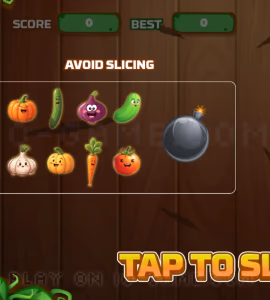 Ninja Veggie Slice Action Game游戏图片 2
