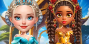 玩 Gemstone Glam Princess Fashion Dress Up