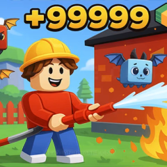 Obby Working as a Firefighter