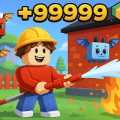 खेलें Obby Working as a Firefighter