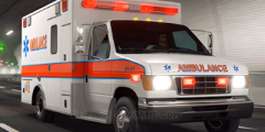 main Ambulance Racing Crash