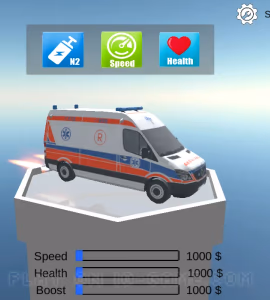 Imagens de jogabilidade Ambulance Racing Crash 1