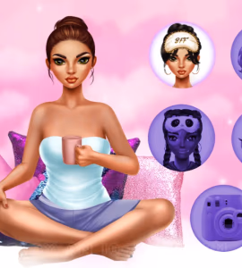 BFFs Luxury Loungewear Dress Up Game游戏图片 3