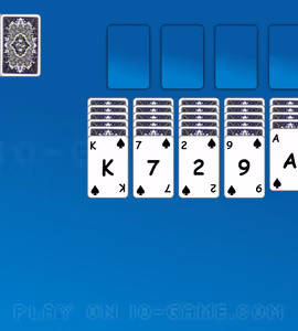 REVERSED SPIDER SOLITAIRE BY MAHMUD MARDINIのゲームプレイ画像 3