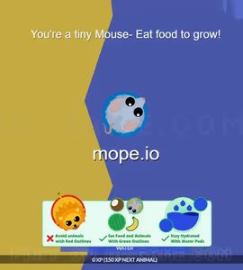 Imagens de jogabilidade Mope.io 2