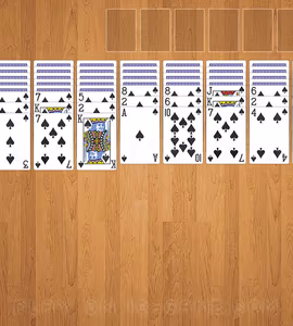 Imagini cu gameplay Spider Solitaire 1