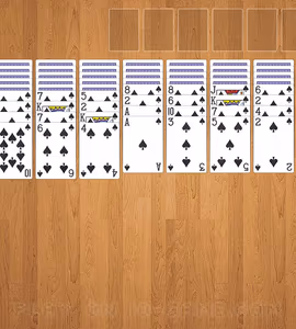 Imagini cu gameplay Spider Solitaire 2